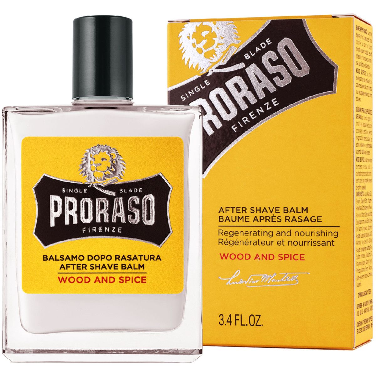 Proraso Wood & Spice After Shave - nawilżający balsam po goleniu, 100ml