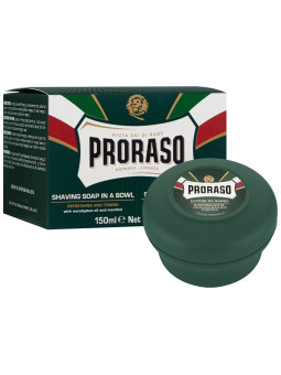 Proraso Refreshing Shaving Soap Jar - odświeżające eukaliptusowe mydło do golenia, 150ml