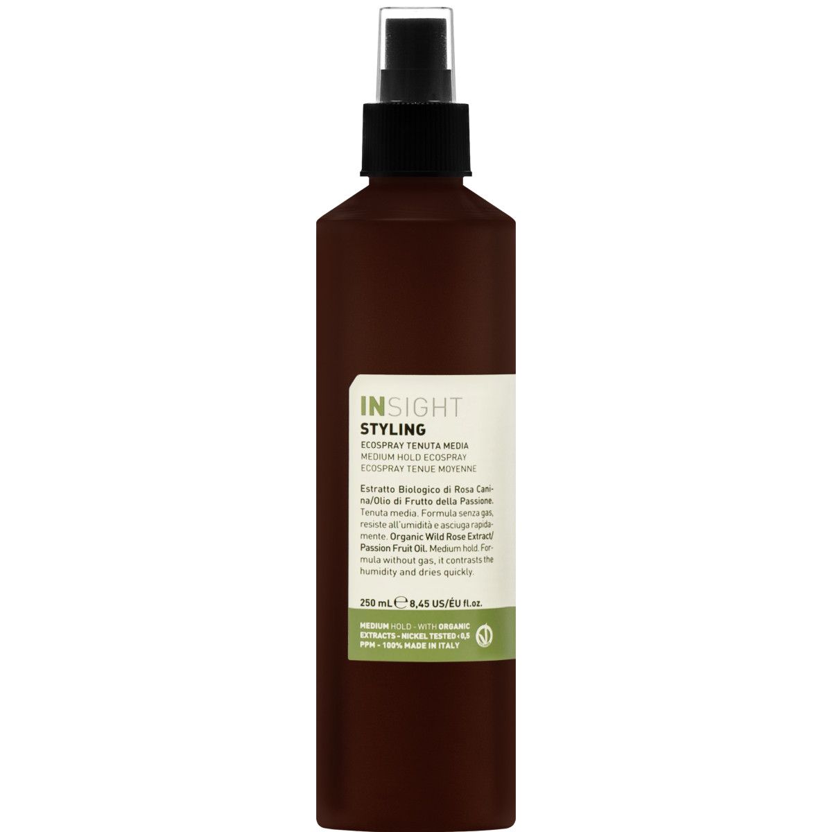 Insight Medium Hold Ecospray naturalny lakier do włosów, średnie utrwalenie 250ml