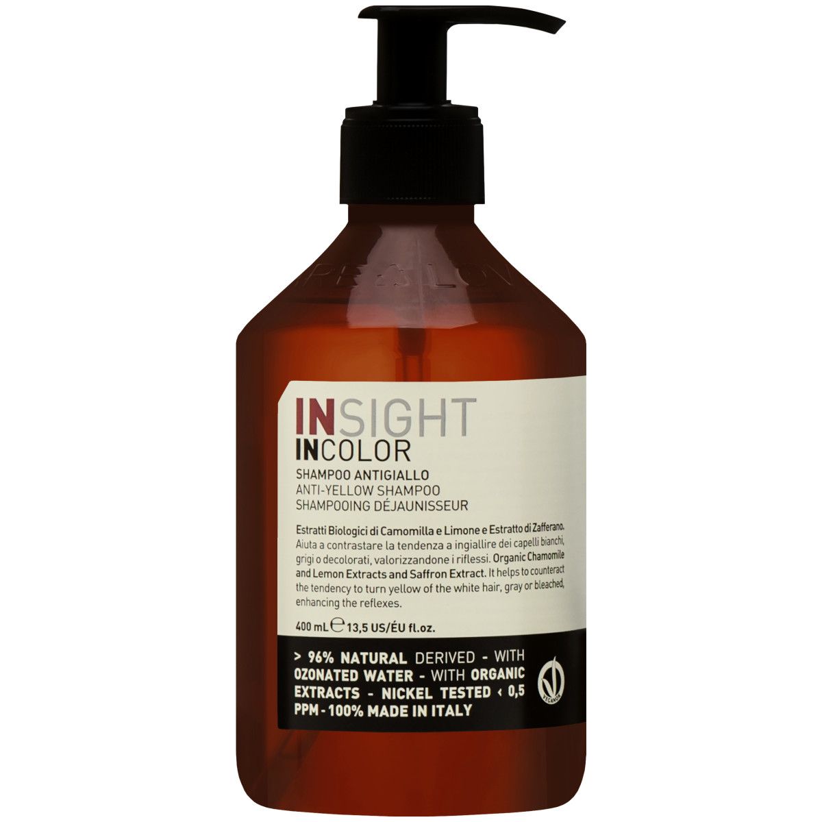 Insight Incolor Anti Yellow Shampoo - szampon niwelujący żółte odcienie, 400ml