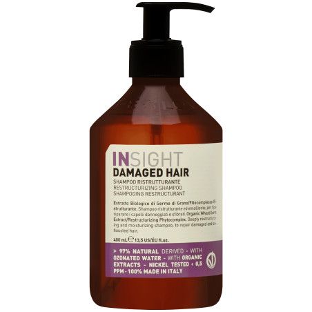 Insight Damaged Hair Shampoo - szampon regenerujący do zniszczonych włosów, 400ml