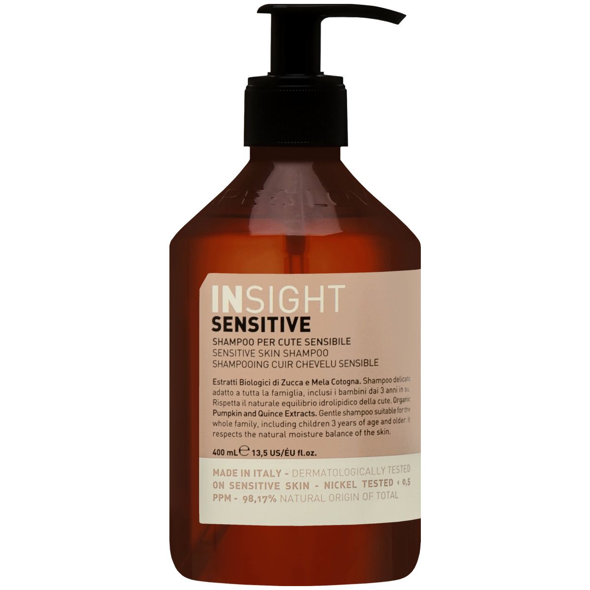 Insight Sensitive Shampoo - szampon do skóry głowy skłonnej do podrażnień, 400ml