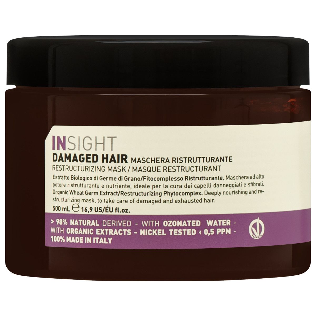 Insight Damaged Hair Mask - maska do włosów zniszczonych, 500ml