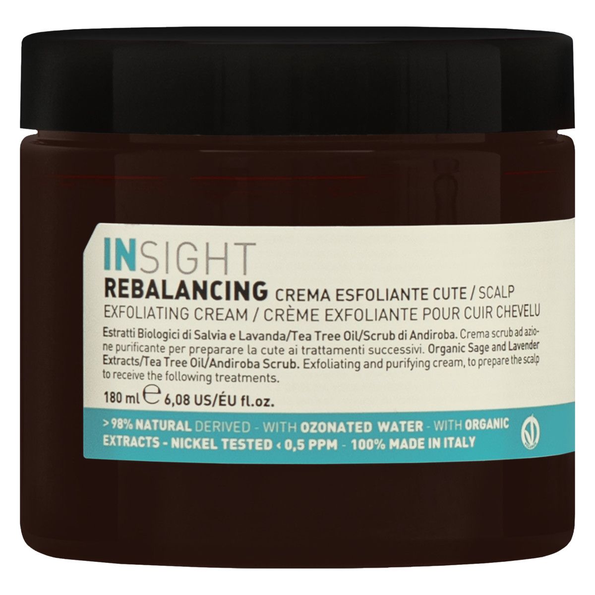 Insight Rebalancing Cream - peeling do przetłuszczającej się skóry głowy, 180ml