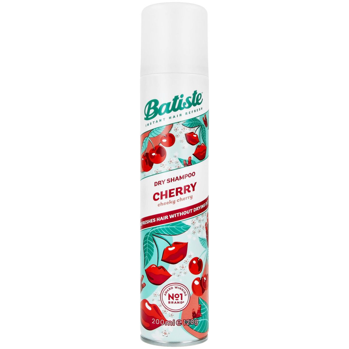 Batiste Cherry Dry, suchy szampon o wiśniowym zapachu, pochłania sebum 200ml