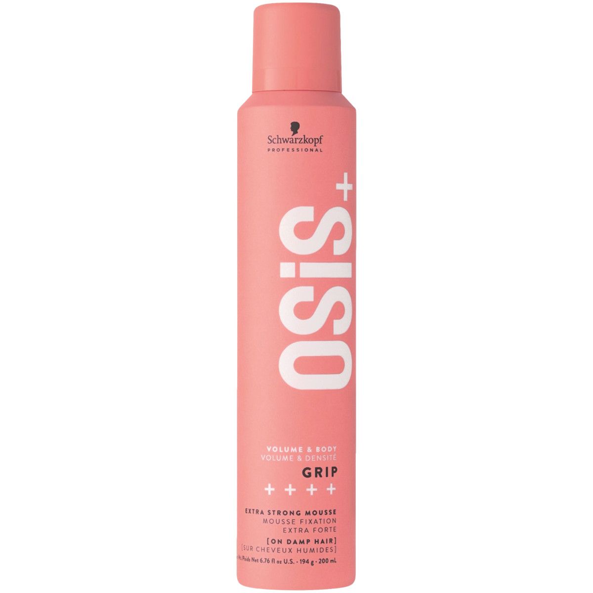 Schwarzkopf OSIS Grip - ultra mocna pianka utrwalająca, dodaje objętości, 200ml