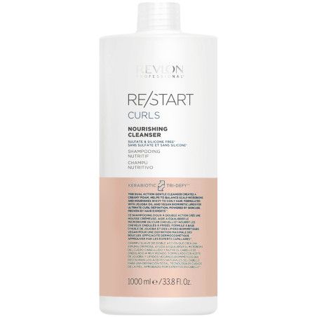 Revlon Restart Curls Cleancer - szampon do włosów kręconych, 1000ml