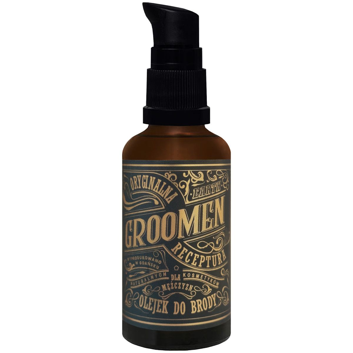 Groomen EARTH Beard Oil - pielęgnujący olejek do brody 50ml