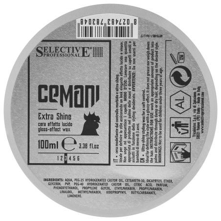 Selective Cemani Extra Shine Wosk - wosk do stylizacji fryzur, 100ml