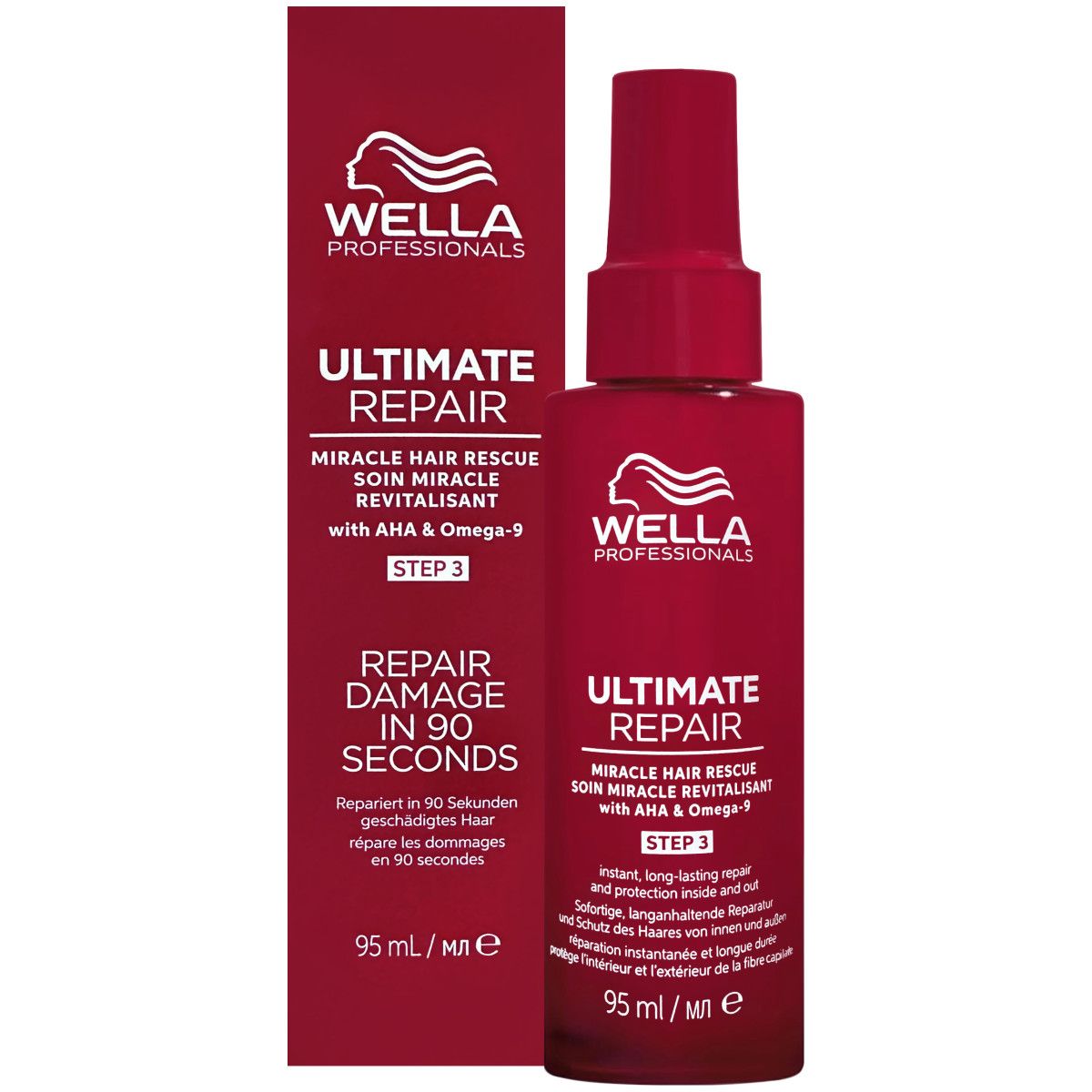 Wella Ultimate Repair Serum - regenerujące serum ekspresowe do włosów, 95ml