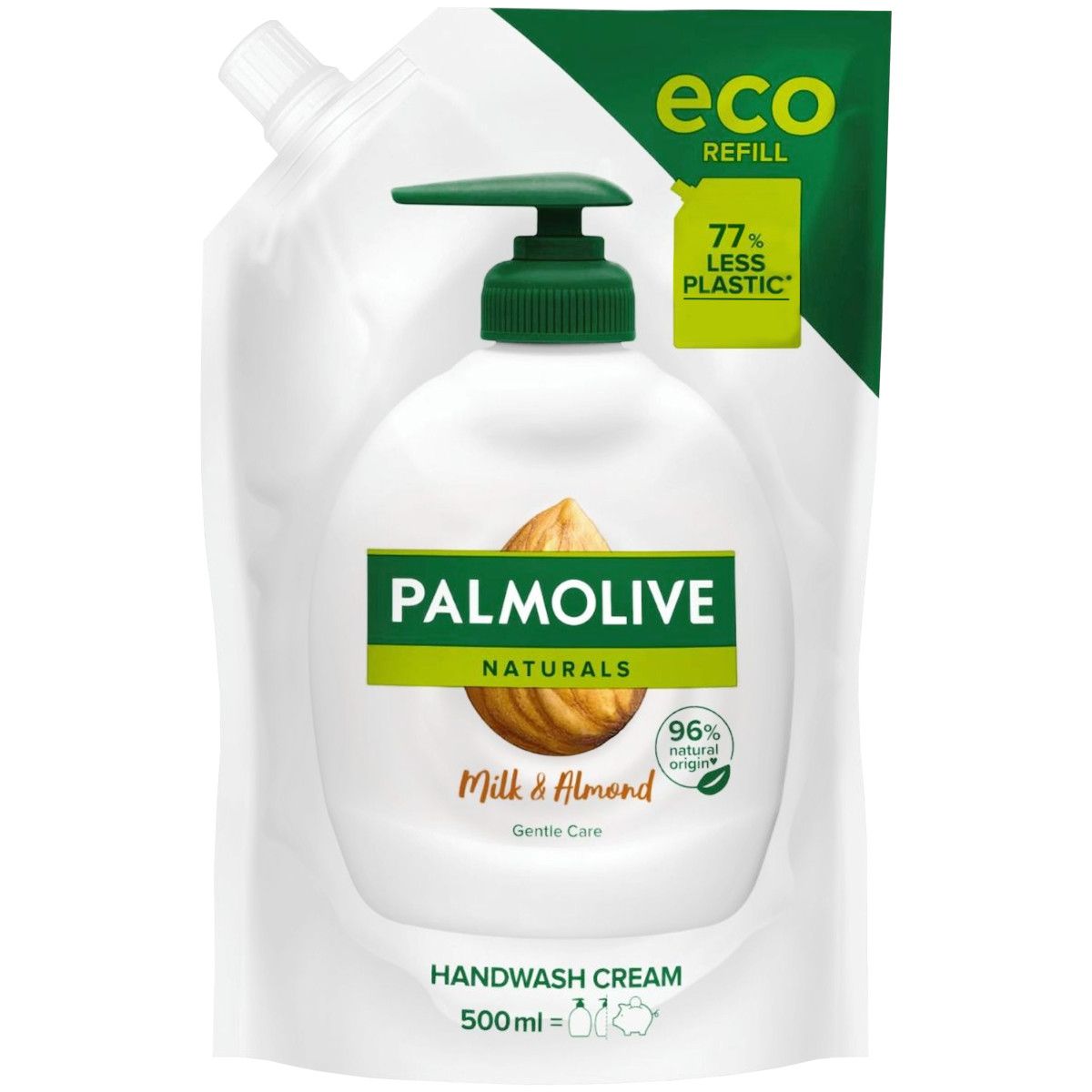 Palmolive Milk & Almond - kremowe migdałowe mydło w płynie do uzupełnienia 500ml