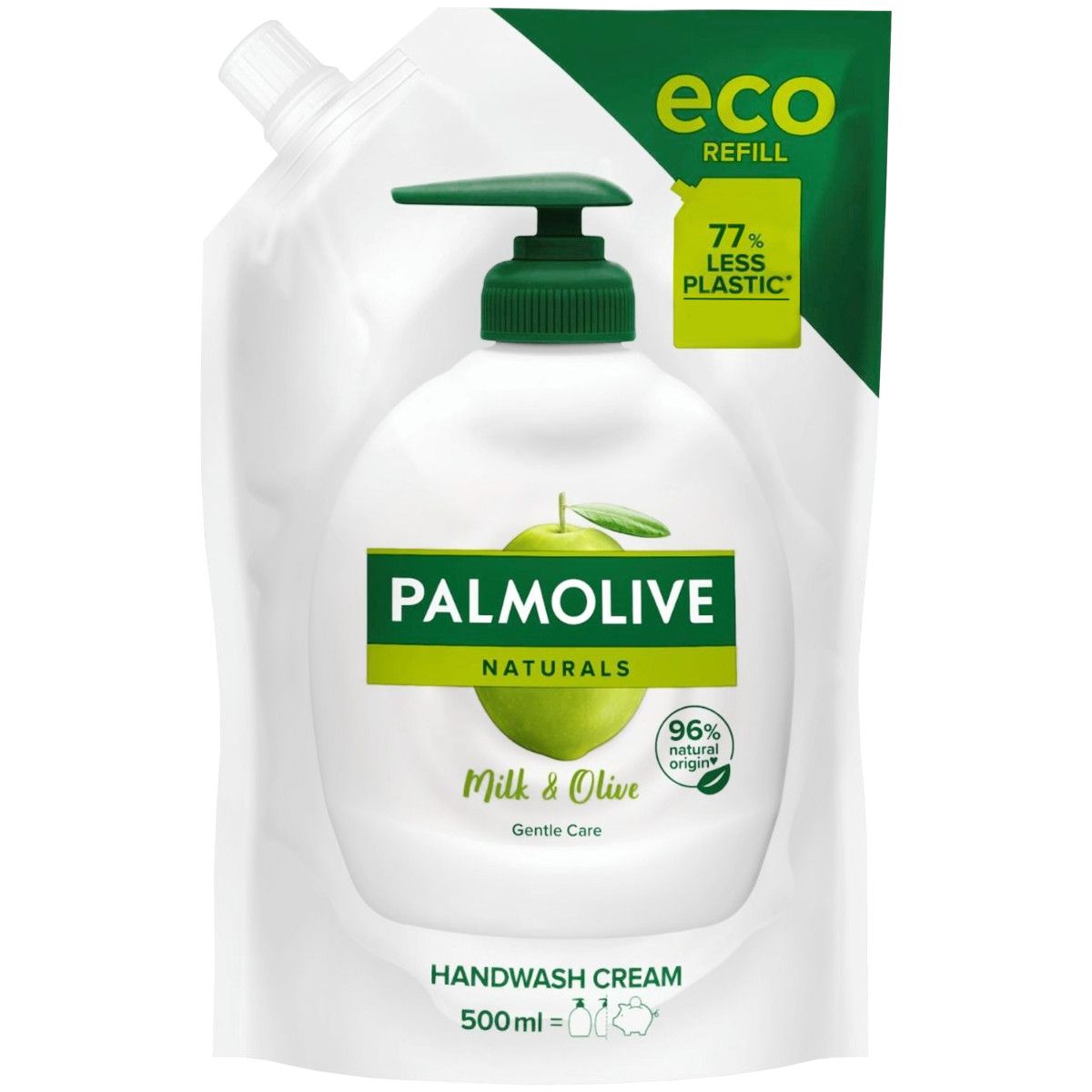 Palmolive Milk & Olive - oliwkowe kremowe mydło w płynie do uzupełnienia 500ml