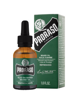 Proraso Refreshing Beard Oil - odświeżający olejek do pielęgnacji brody, 30ml