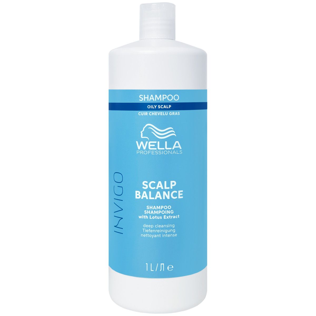 Wella Invigo Scalp Balance Shampoo - szampon oczyszczający do skóry głowy, 1000ml