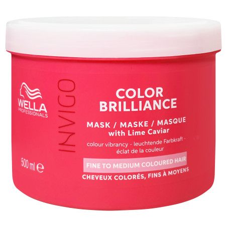 Wella Invigo Color Brilliance Mask - maska do włosów normalnych, 500ml