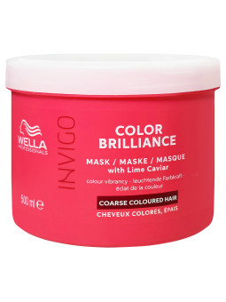 Wella Invigo Color Brilliance Mask - maska do włosów grubych, 500ml