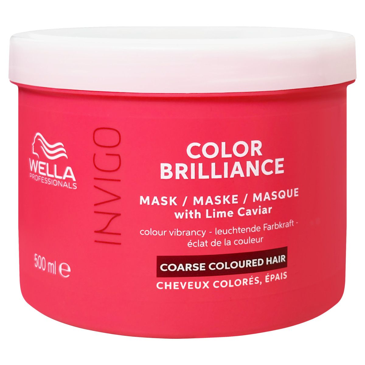 Wella Invigo Color Brilliance Mask - maska do włosów grubych, 500ml