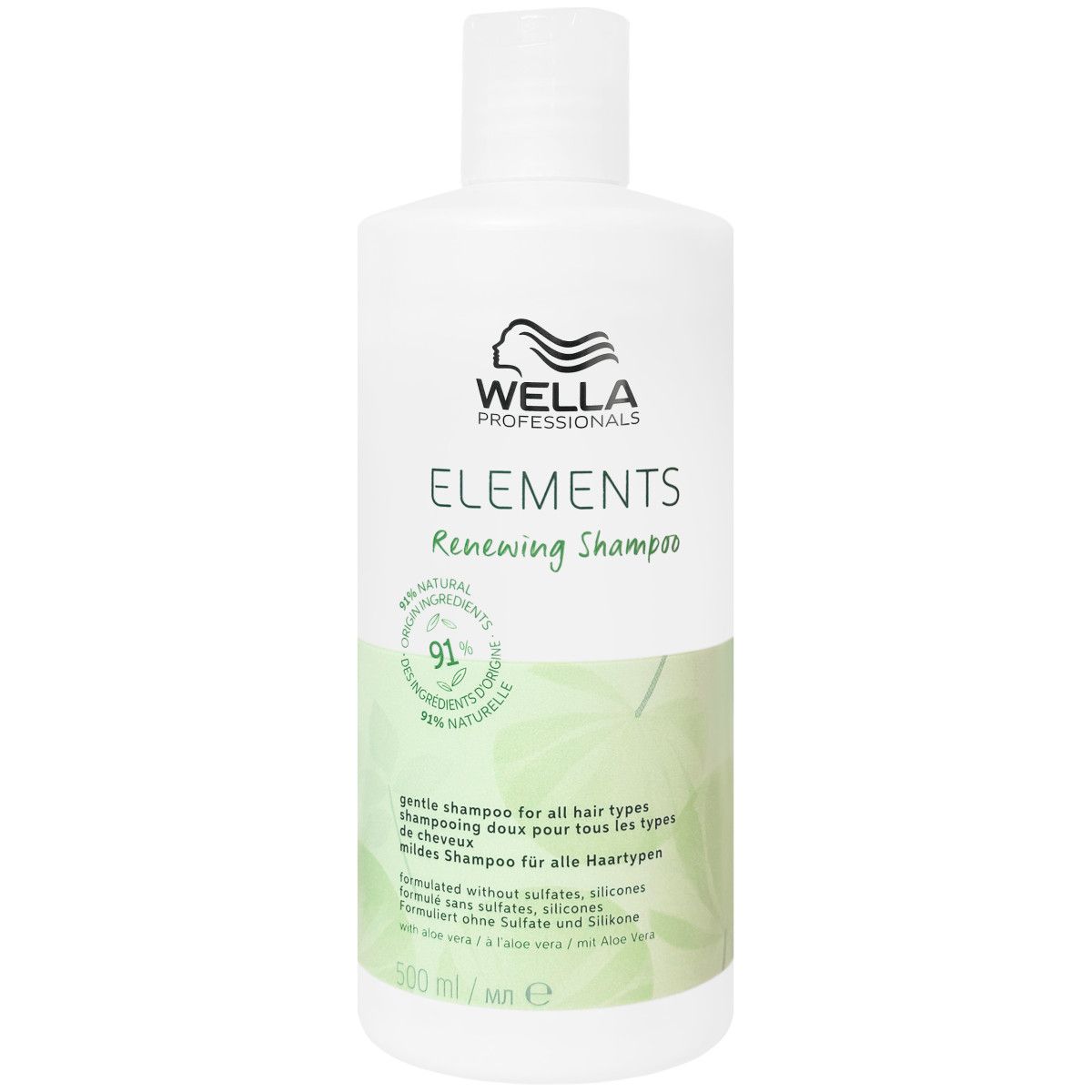 Wella Elements Renewing Shampoo - szampon do wszystkich rodzajów włosów, 500ml