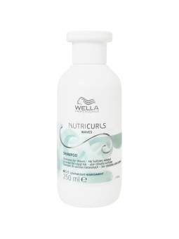 Wella Nutricurls Waves Shampoo - szampon do włosów falowanych z olejkiem jojoba, 250ml