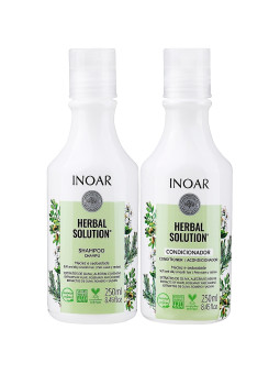 Inoar Herbal Solution Duo Pack zestaw przeciwłupieżowy 2x250ml