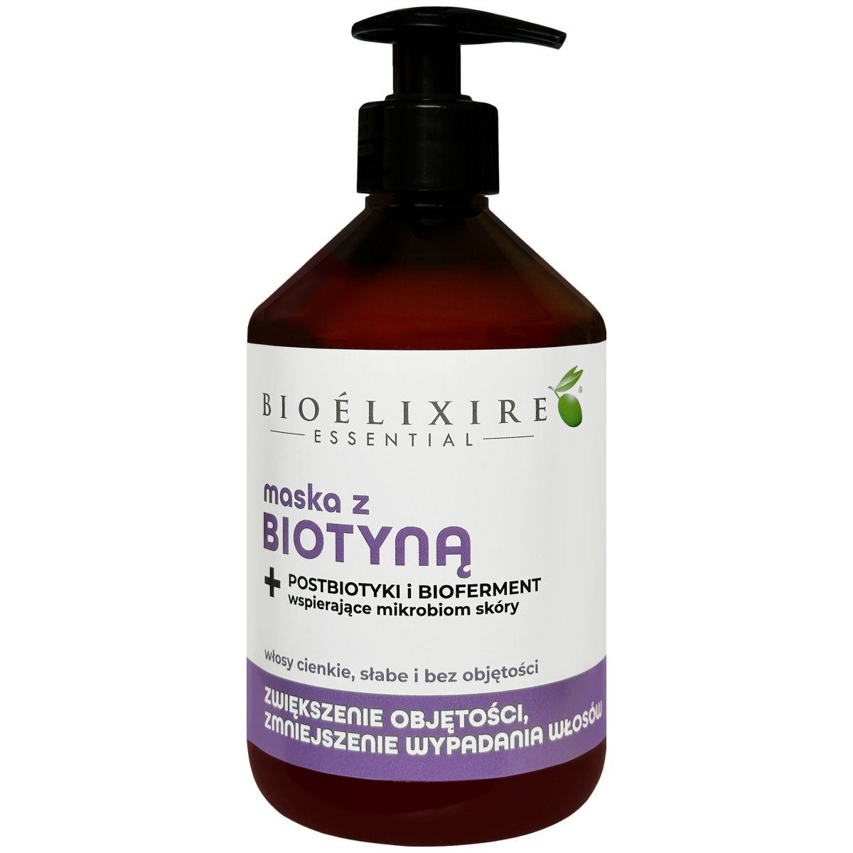 Bioelixire Biotyna maska na włosy cienkie i bez objętości 500 ml