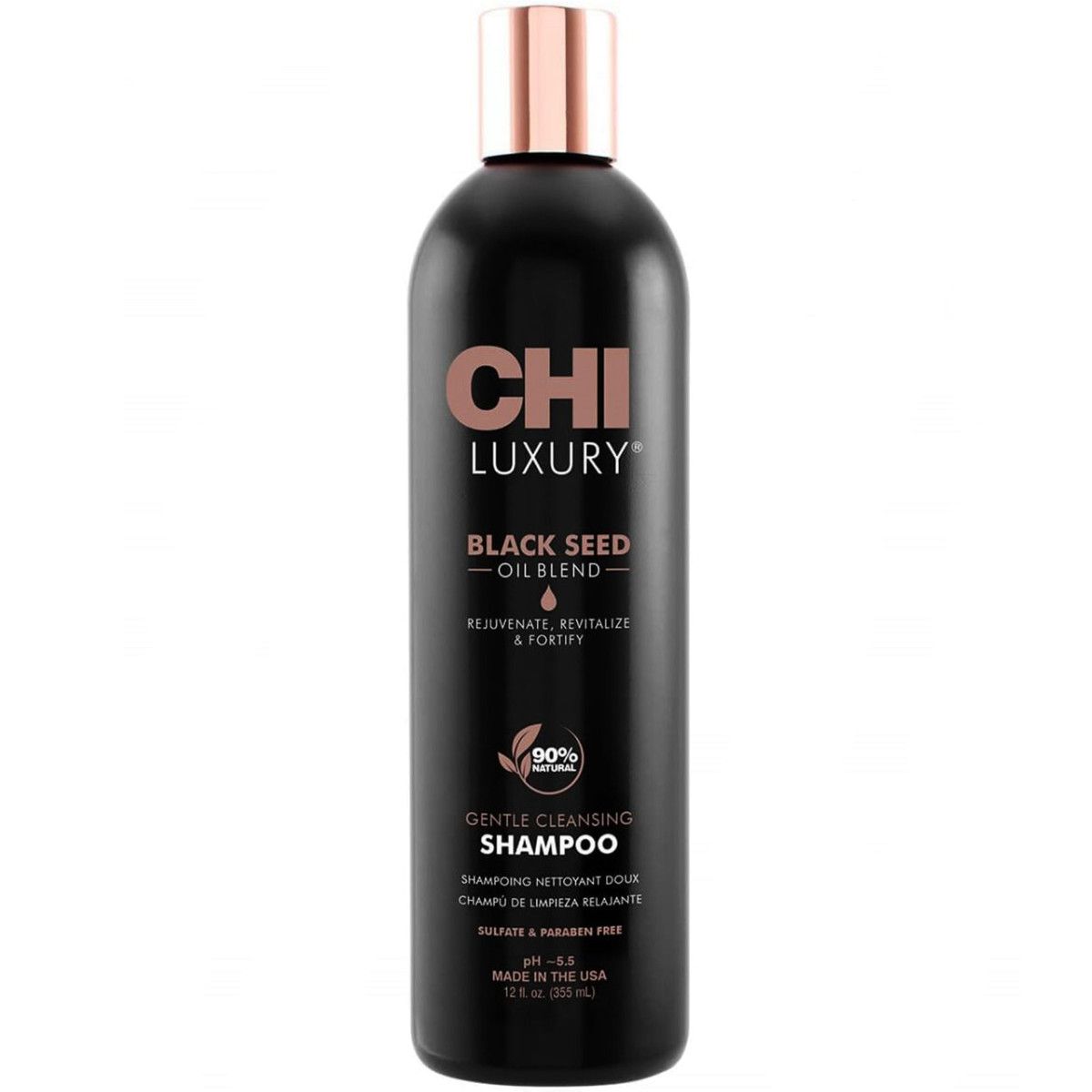 CHI Luxury Black Seed Oil, Szampon oczyszczajacy do włosów 355ml