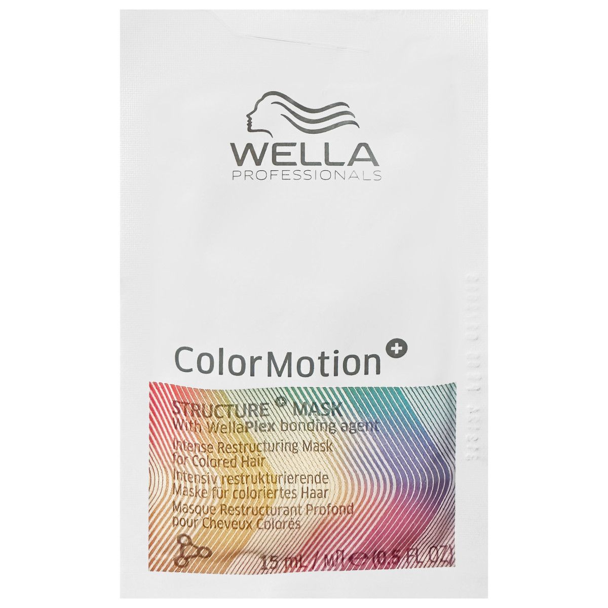 Wella Color Motion Mask - maska przedłużająca trwałość koloru włosów farbowanych, 15ml