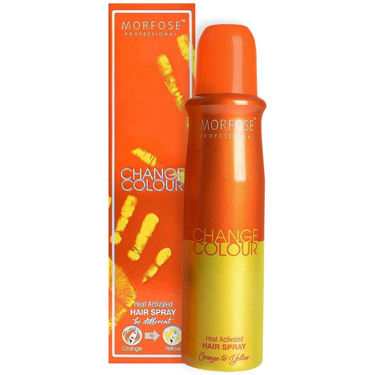 Morfose Colour Spray Orang to Yellow - spray koloryzujący do włosów, 150ml