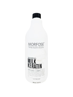 Morfose Milk Keratin Shampoo - szampon do włosów z keratyną i proteinami mleka, 1000ml
