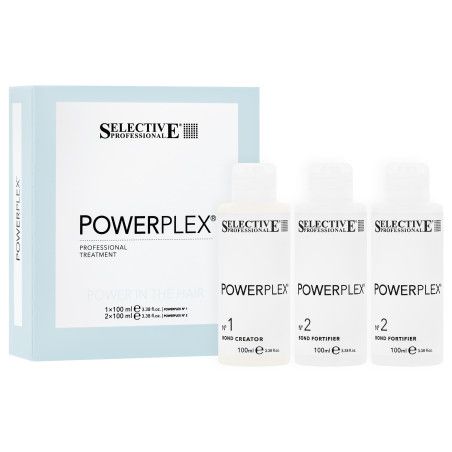 Selective Powerplex - Zestaw do głębokiej regeneracji włosów 3 x 100ml