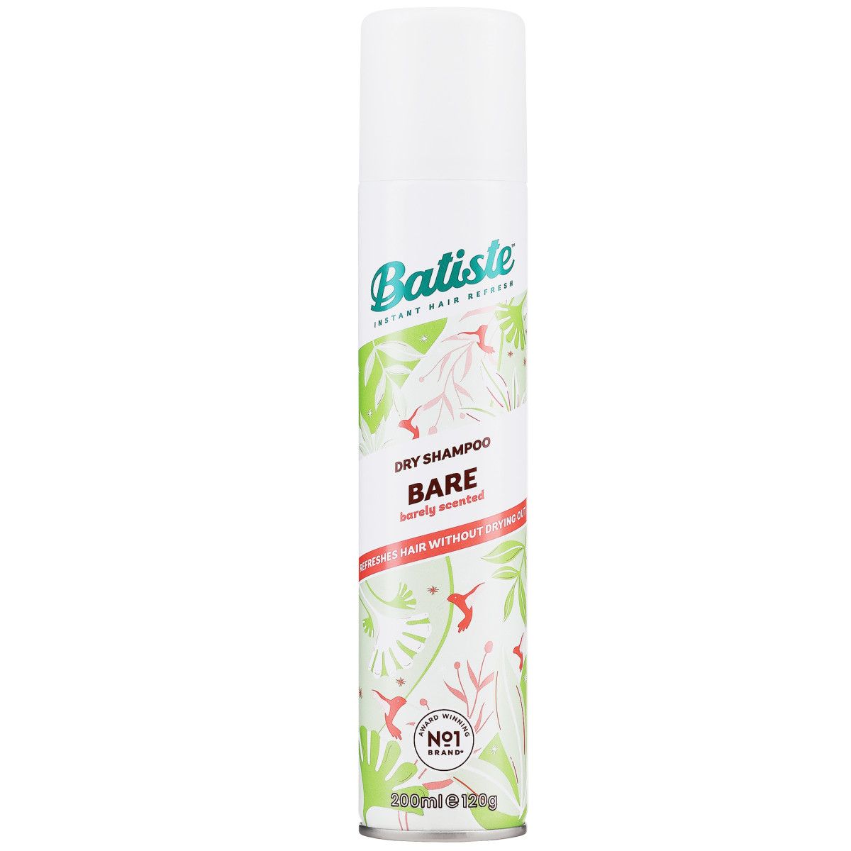 Batiste Bare Dry Shampoo suchy szampon do włosów, lekka formuła 200ml