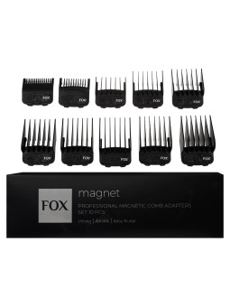 FOX MAGNET MAGNET Zestaw - profesjonalna nasadka magnetyczna do maszynki 10szt