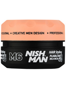 Nishman M6 Pliable Hair Paste - pasta do stylizacji włosów z Inca Inchi, 100ml