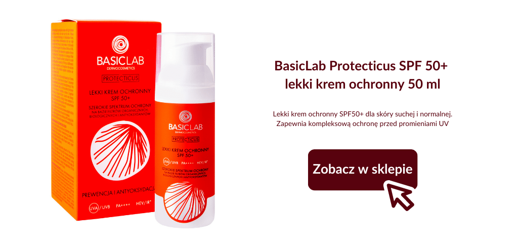 BasicLab Protecticus SPF 50+ Prewencja i Antyoksydacja, przejdź do sklepu.
